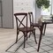 Merrick Lane Bardstown X-Back Bistro Style Wooden High Back Dining Chair